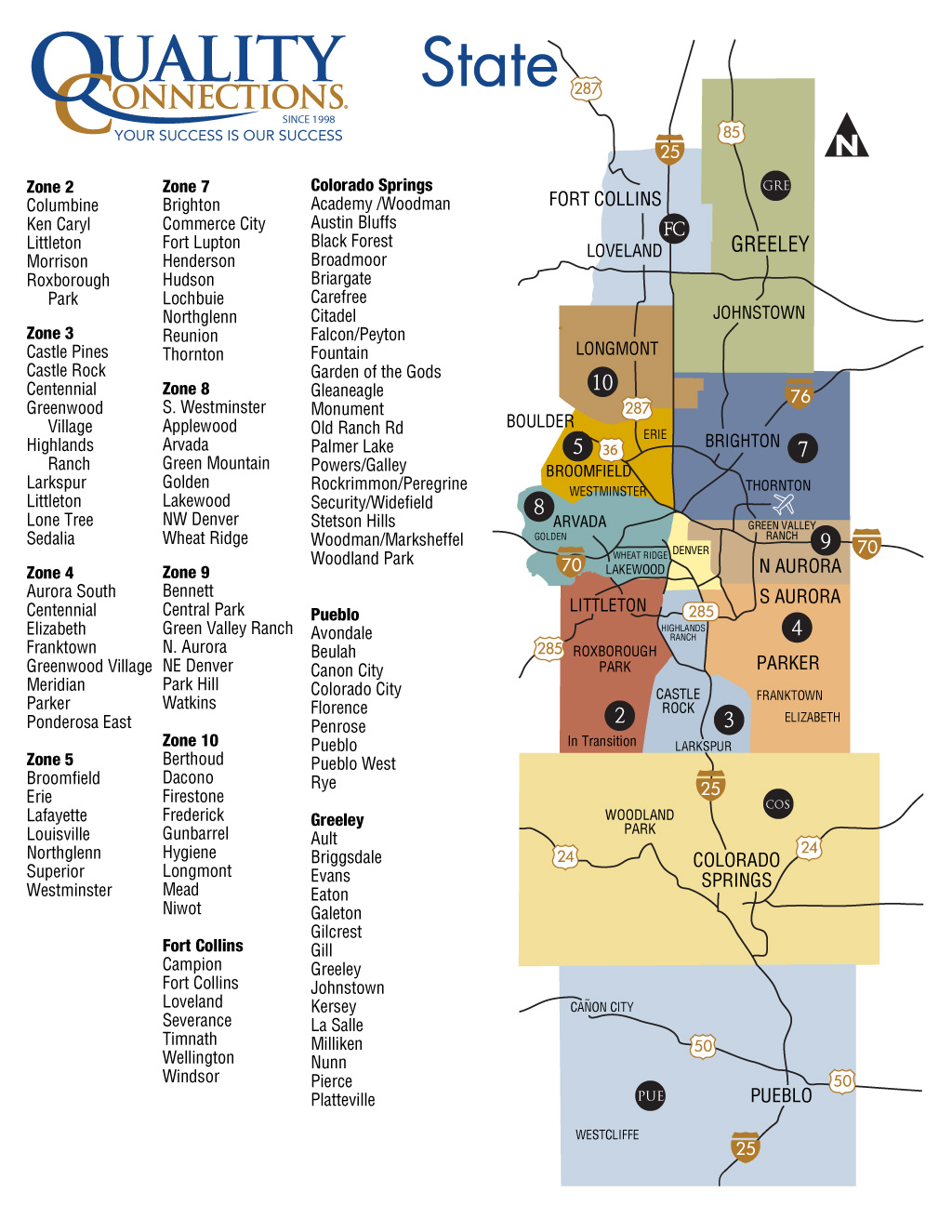 Quality Connections Map