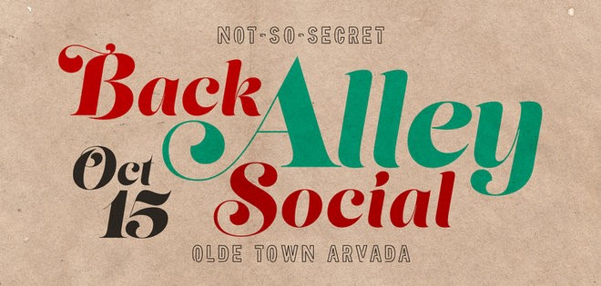 Mark Your Calendar For Our Not So Secret Back Alley Social!